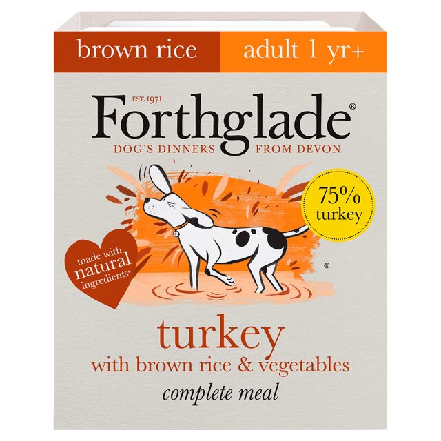 Forthglade Complete Adult Turkey with Brown Rice & Veg thumbnail 2