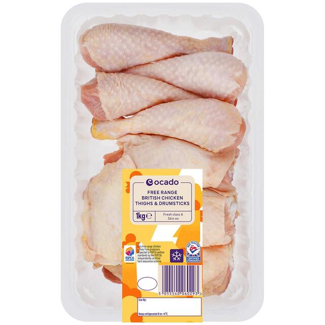 Ocado Free Range British Chicken Thighs & Drumsticks thumbnail 2