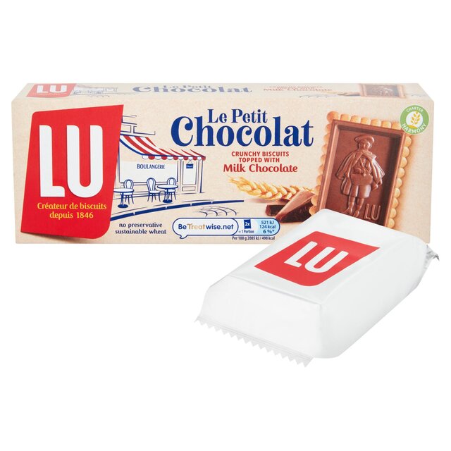 LU Le Petit Chocolat Chocolate Biscuits thumbnail 2