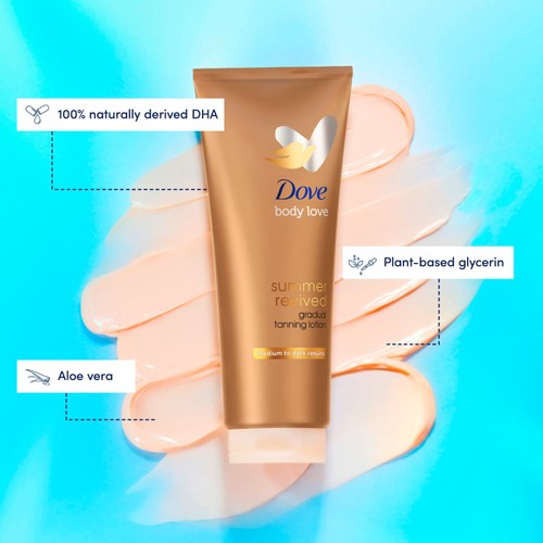 Dove Dermaspa Summer Revived Medium-Dark Body Lotion thumbnail 2