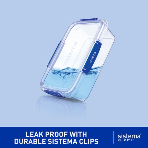 Sistema Klip It Plus 2.2L Rectangular Food Storage Container thumbnail 3