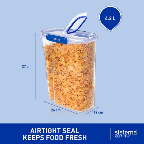 Sistema Klip It Plus 4.2L Rectangular Food Storage Container thumbnail 3