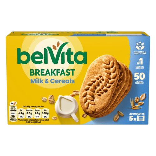 Belvita Milk & Cereals Breakfast Biscuits  thumbnail 2