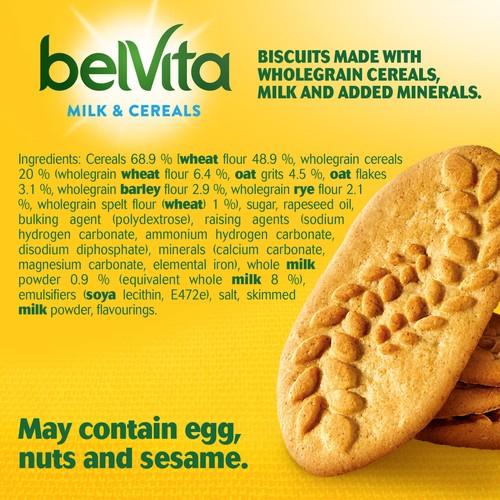 Belvita Milk & Cereals Breakfast Biscuits  thumbnail 7