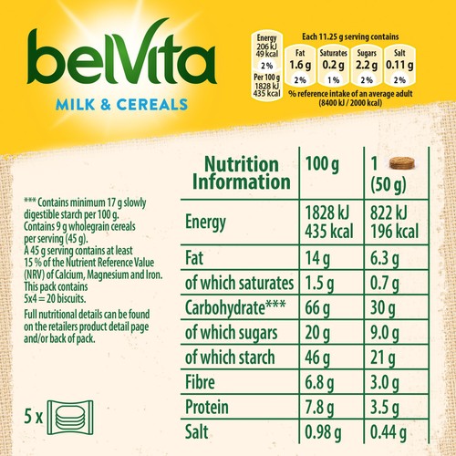Belvita Milk & Cereals Breakfast Biscuits  thumbnail 8