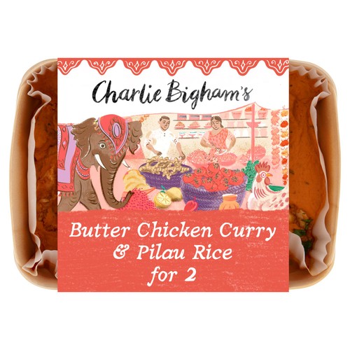 Charlie Bigham's Butter Chicken Curry & Pilau Rice for 2