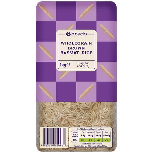 Ocado Wholegrain Brown Basmati Rice thumbnail 2