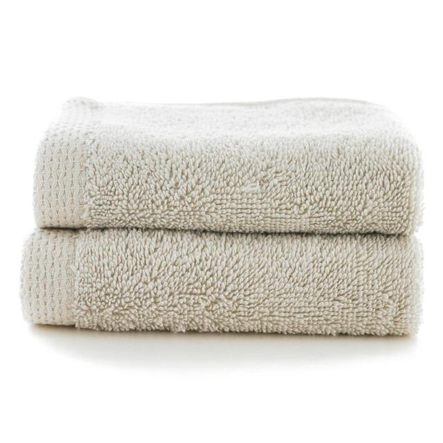 100% Cotton Egyptian Spa Face Cloths, Silver