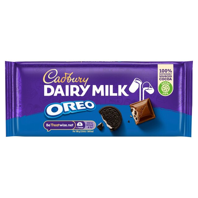 Cadbury Dairy Milk Oreo Chocolate Bar thumbnail 2