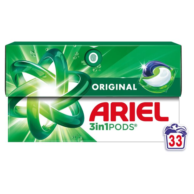 Ariel 3in1 Original Pods Washing Capsules 33 Washes