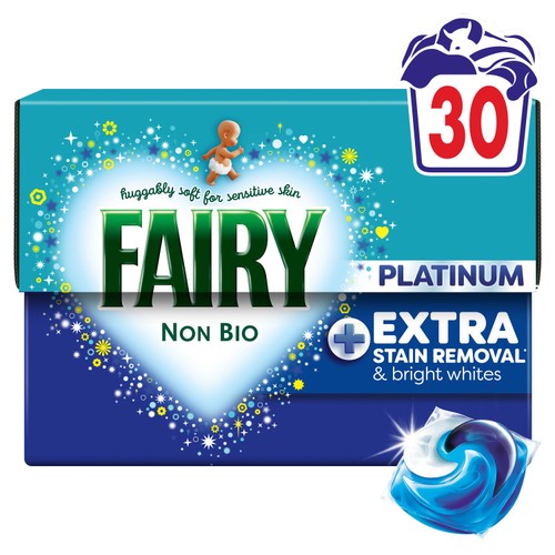 Fairy Platinum Non Bio Pods Washing Capsules 29 Washes