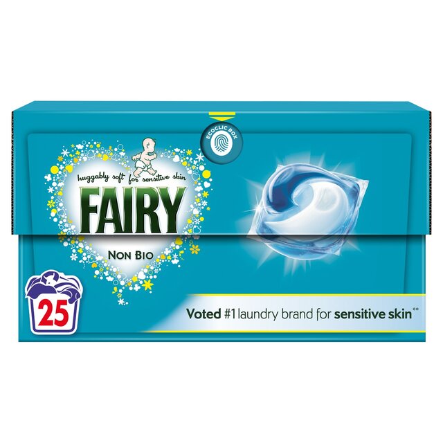 Fairy Non Bio Pods Washing Capsules For Sensitive Skin 25 Washes