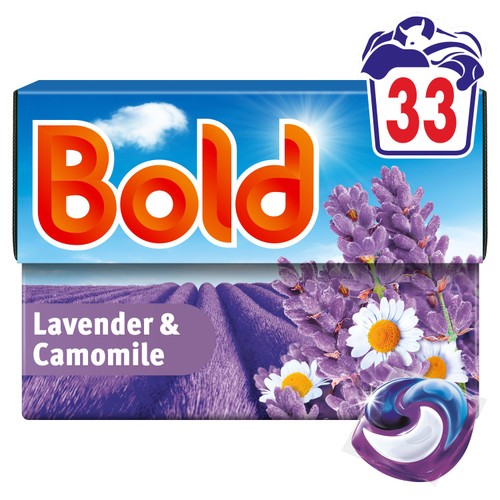 Bold 3in1 Pods Washing Capsules Lavender & Camomile 33 Washes