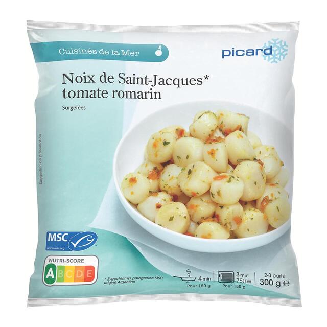 Picard MSC Scallops with Tomato & Rosemary
