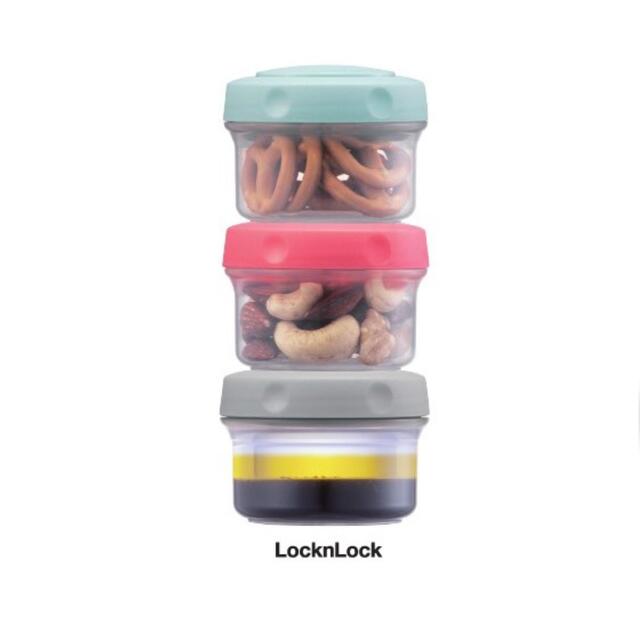 LocknLock 3 Pce Mini Round Storage Set thumbnail 6