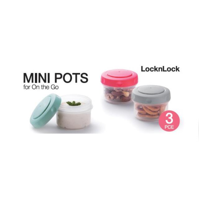 LocknLock 3 Pce Mini Round Storage Set thumbnail 9