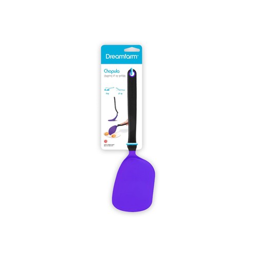 Dreamfarm Chopula Purple Chopping Spatula thumbnail 2