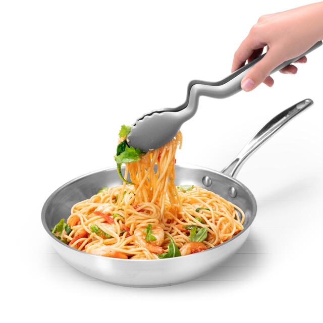 Dreamfarm Clongs Grey Click-lock Serving Tongs thumbnail 6