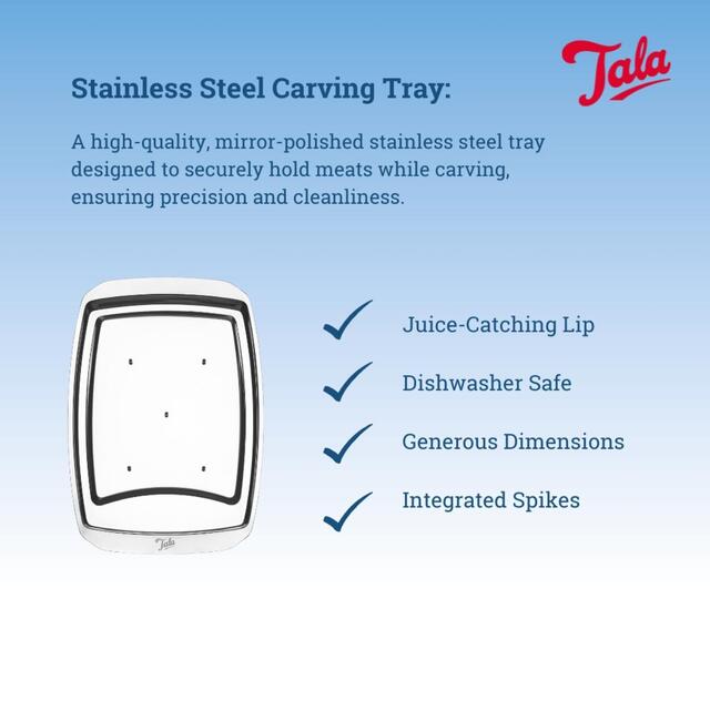 Tala Performance Stainless Steel Carving Tray thumbnail 5