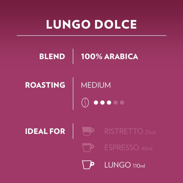 Lavazza A Modo Mio Lungo Dolce Capsules thumbnail 2