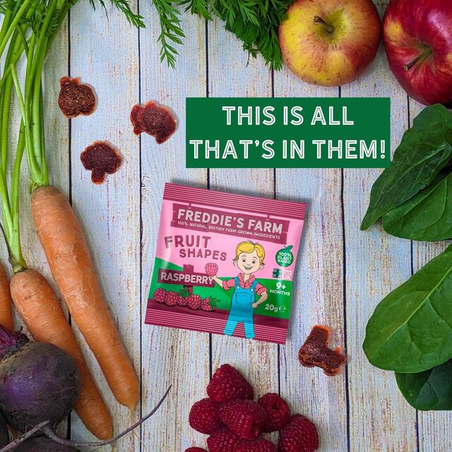 Freddie's Farm Fruit Shapes Multipack Raspberry thumbnail 3