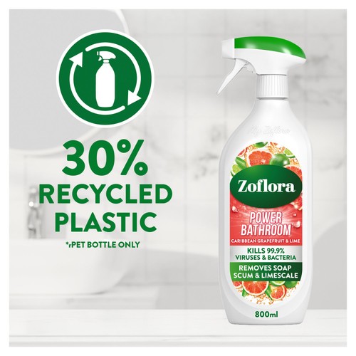 Zoflora Grapefruit & Lime Power Bathroom Cleaner thumbnail 2