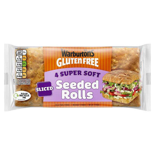 Warburtons Gluten Free Seeded Rolls