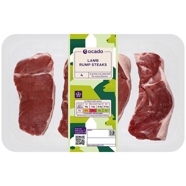 Ocado 4 Lamb Rump Steaks thumbnail 2