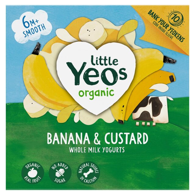 Yeo Valley Little Yeos Banana Custard No Added Sugar