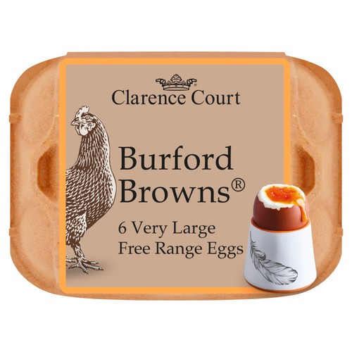 Clarence Court Burford Brown Free Range Very Large Eggs