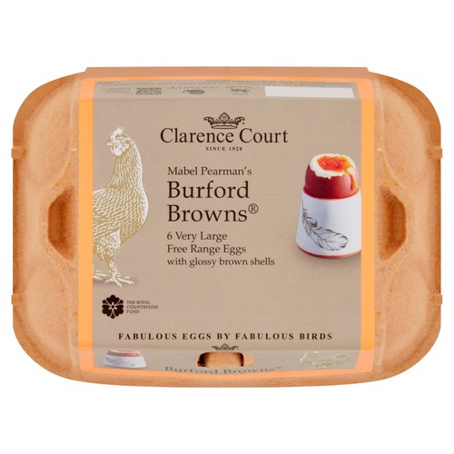Clarence Court Burford Brown 6 Very Large Free Range Eggs thumbnail 2