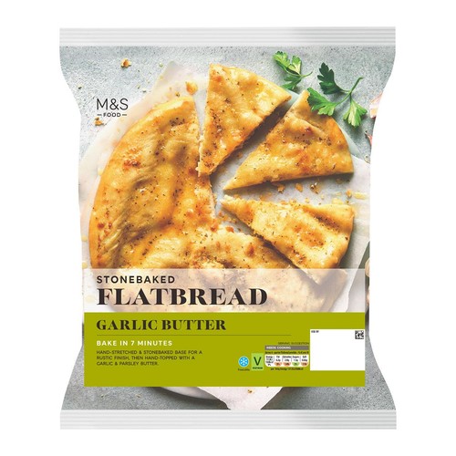 M&S Garlic Butter Flatbread thumbnail 2