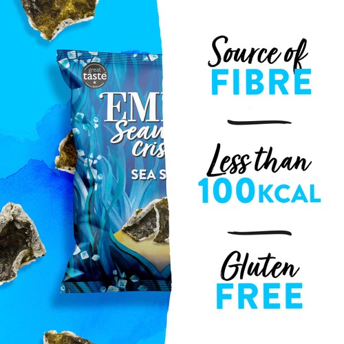 Emily Seaweed Crisps, Sea Salted thumbnail 6