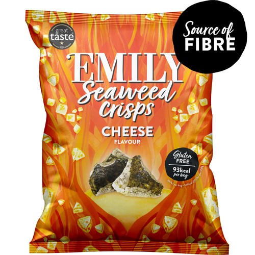 Emily Seaweed Crisps, Vegan Cheese thumbnail 5