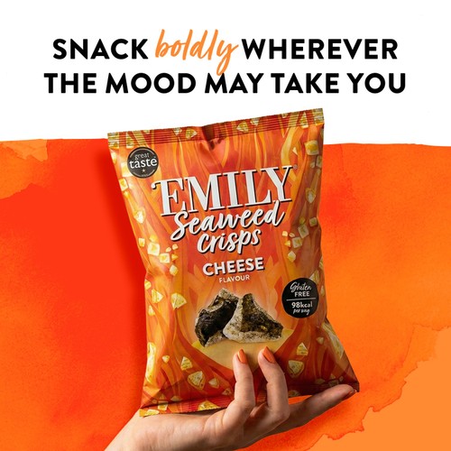Emily Seaweed Crisps, Vegan Cheese thumbnail 6