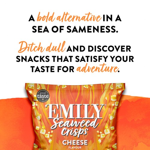 Emily Seaweed Crisps, Vegan Cheese thumbnail 8