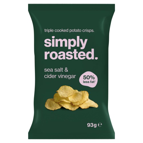 Simply Roasted Sea Salt & Cider Vinegar Crisps