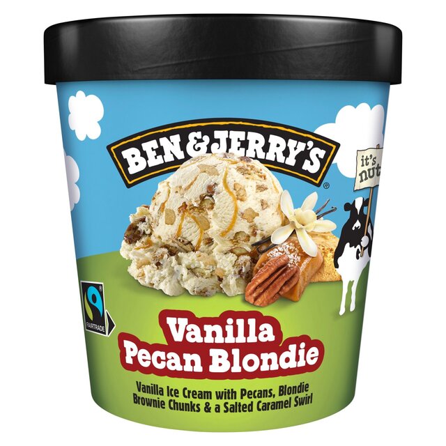 Ben & Jerry's Vanilla Pecan Blondie Ice Cream Tub