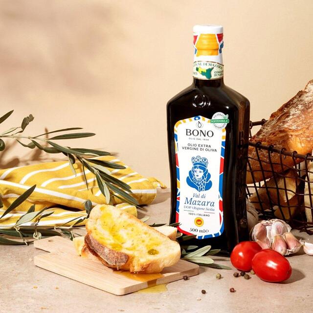 Bono Sicilian PDO Val di Mazara Extra Virgin Olive Oil thumbnail 6