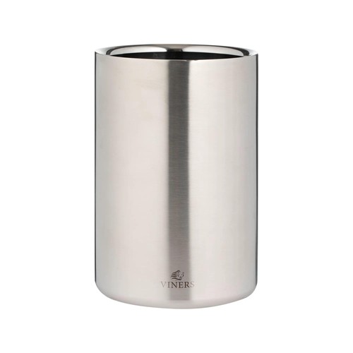Viners Barware Silver Double Wall Wine Cooler, 1.3L