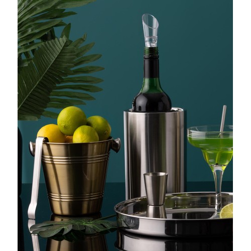 Viners Barware Silver Double Wall Wine Cooler, 1.3L thumbnail 2