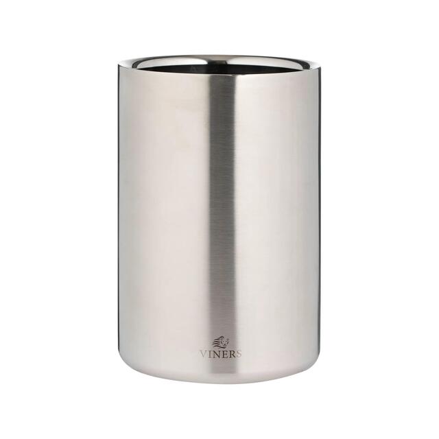 Viners Barware Silver Double Wall Wine Cooler, 1.3L
