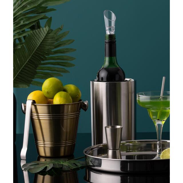 Viners Barware Silver Double Wall Wine Cooler, 1.3L thumbnail 2