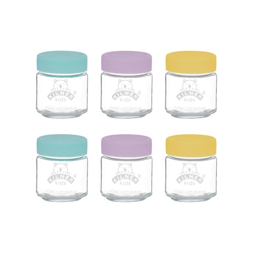 Kilner Set of 6 Kids Jars 110ml