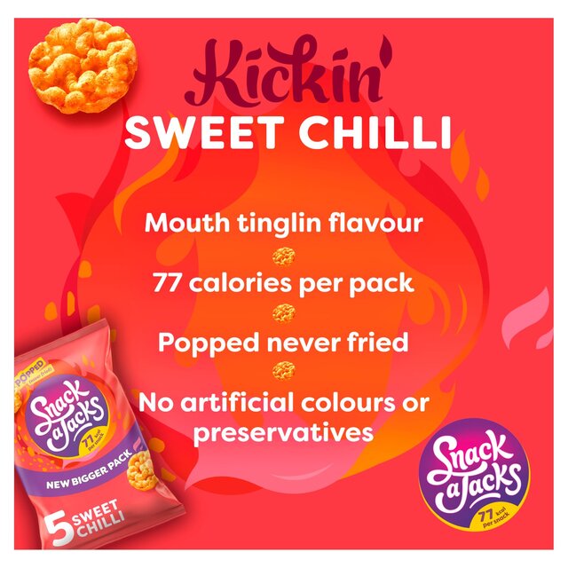 Snack a Jacks Sweet Chilli Multipack Rice Cakes thumbnail 7