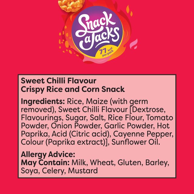 Snack a Jacks Sweet Chilli Multipack Rice Cakes thumbnail 8