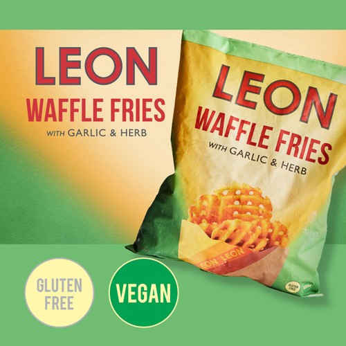 LEON Garlic & Herb Waffle Fries thumbnail 2