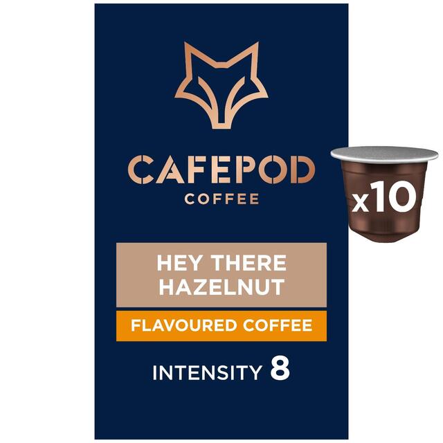 CafePod Hey There, Hazelnut Nespresso Compatible Aluminium Coffee Pods