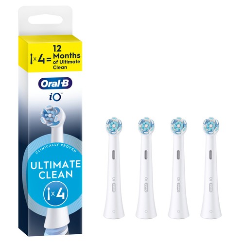 Oral-B iO Ultimate Clean White Electric Toothbrush Heads