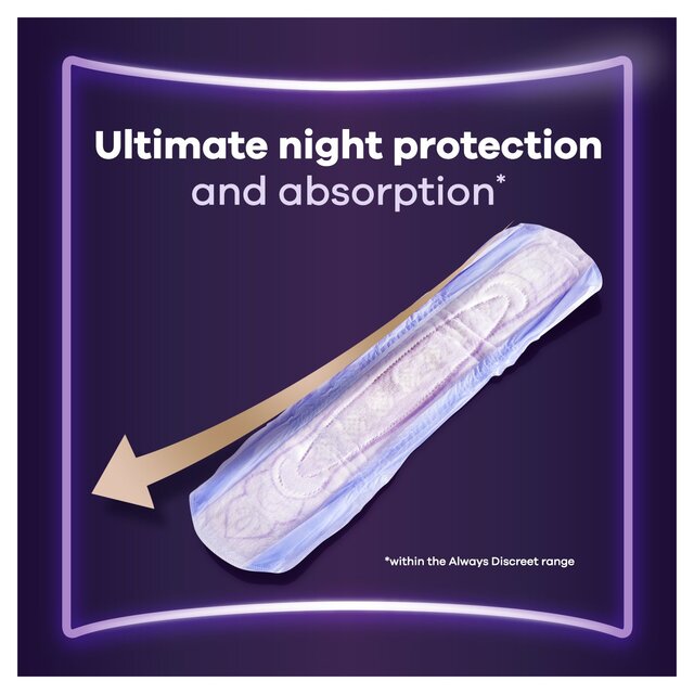 Always Discreet Incontinence Pads Ultimate Night thumbnail 4